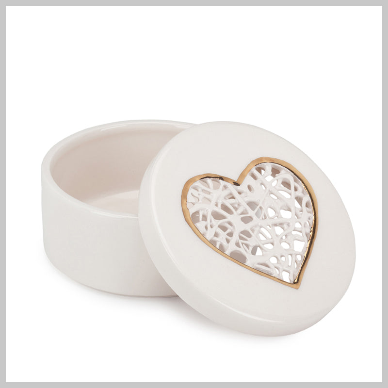 Tangled Heart Gift Collection with Gold lustre detailing
